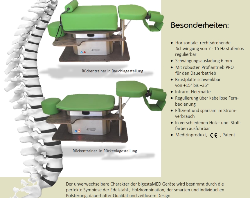 Besonderheiten SpintracMED