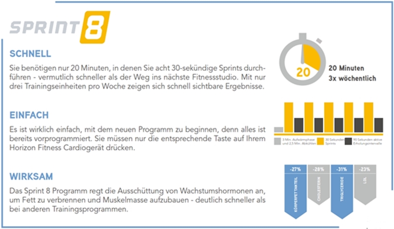 Darstellung Programm Sprint 8