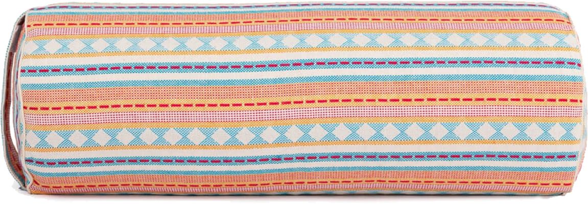 Yogabolster-Ethno-Collection-apricot-hellblau