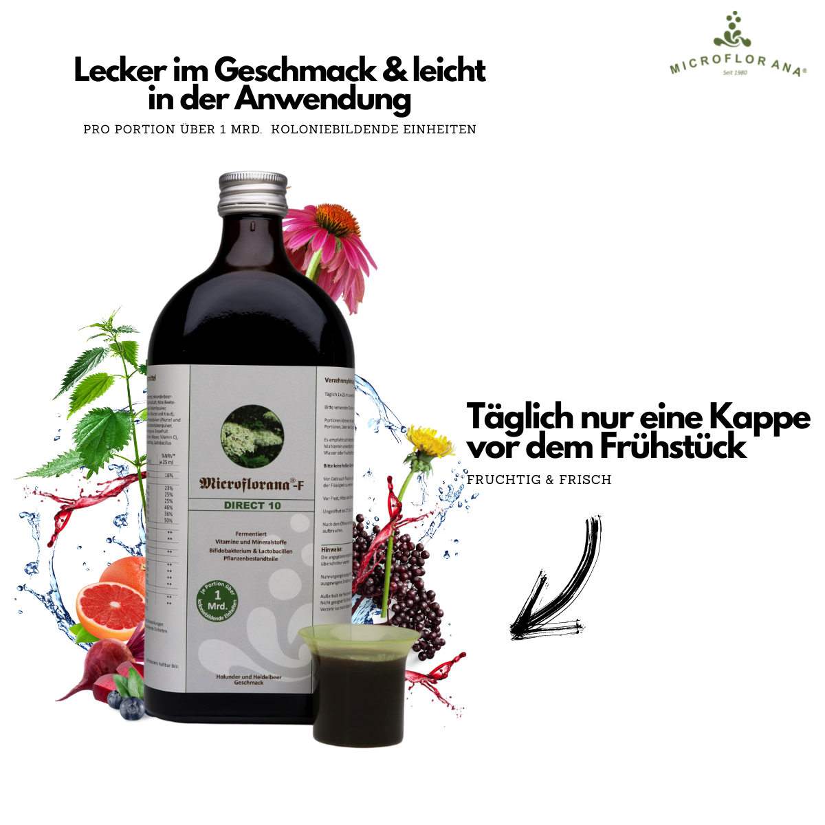 Microflorana-F 10 Direkt - Geschmack