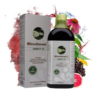 Microflorana-F® Direct 10 mit Microorganismen, Vitaminen & Mineralstoffen