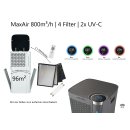 Luftreiniger MaxAir 800 | mit Photokatalysator | weiss