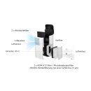 Luftreiniger MaxAir 800 | mit Photokatalysator | weiss