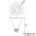 LED-Vollspektrum PAR38 Strahler | 14,5 Watt | E27