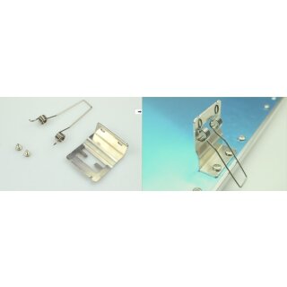 mit Halteklammern | LED Panel 60 x 30 cm = 4 Klammern