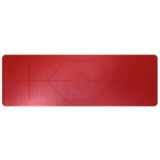 Yogamatte EcoPrint | Farbe rot